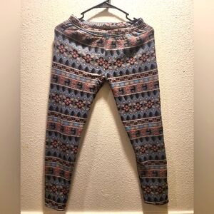 Just cozy winter fur midi leggings
